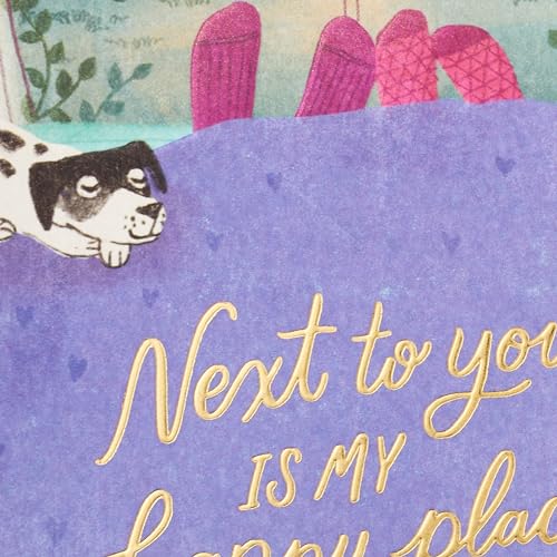 Hallmark Anniversary Card Pack of 2 - Happy Place Design (11 inches)