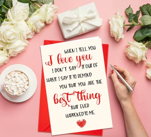When I Tell You I Love You - Romantic Valentine's Day Card