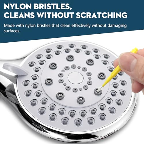 Shower Head Cleaning Tool Set - 20 Stainless Steel Brushes & Needles