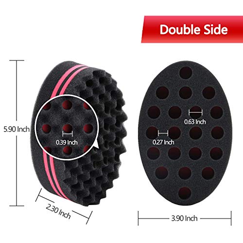 Supaze Magic Twist Hair Sponge for Dreadlocks, Curls, and Afro Coils