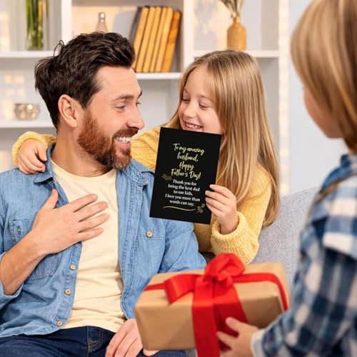 Heartfelt Father's Day Card for Husband – Premium Cardstock