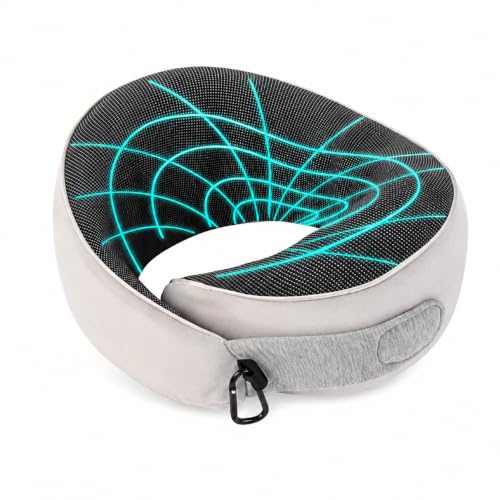 Ergonomic Memory Foam Travel Neck Pillow for Airplanes & Cars
