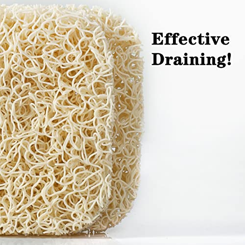 12PCS BPA-Free Soap Savers - Self-Draining Soap Dish Pads for Bar Soap