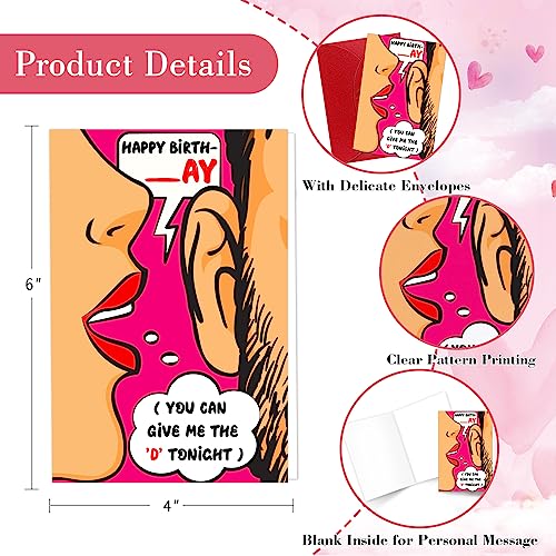 Funny Birthday Card for Husband & Boyfriend - Naughty Greeting