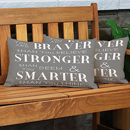Inspirational Life Quotes Throw Pillow Cover 12x20" - EKOBLA