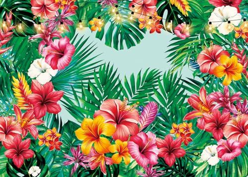 Tropical Palm Leaves Backdrop for Summer Parties - 7x5FT Vinyl