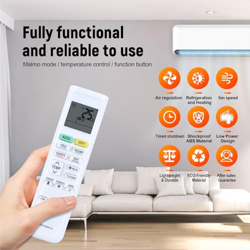 Replacement Remote Control for DAIKIN Air Conditioners FTK/FTX Series