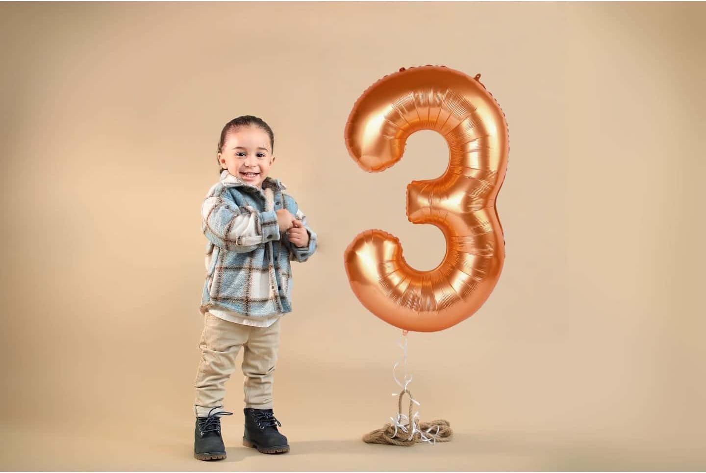 Orange 40-Inch Giant Number 1 Balloon by [Brand Name] - Perfect for First Birthday Celebrations