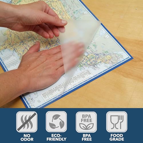 Con-Tact Self-Adhesive Clear Vinyl Shelf Liner - Matte Privacy Film, 18" x 192"