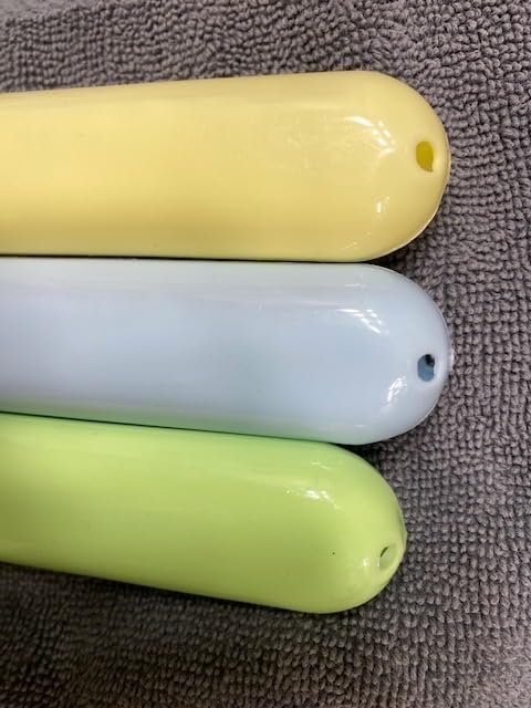 Travel Toothbrush Case Plastic Holder 3-Pack with Air Vent