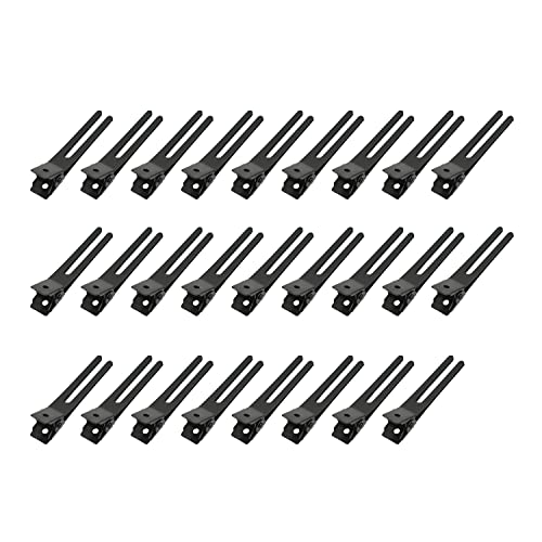 Metal Double Prong Curl Clips 1.8 Inch Alligator Hair Clips 26 Pcs