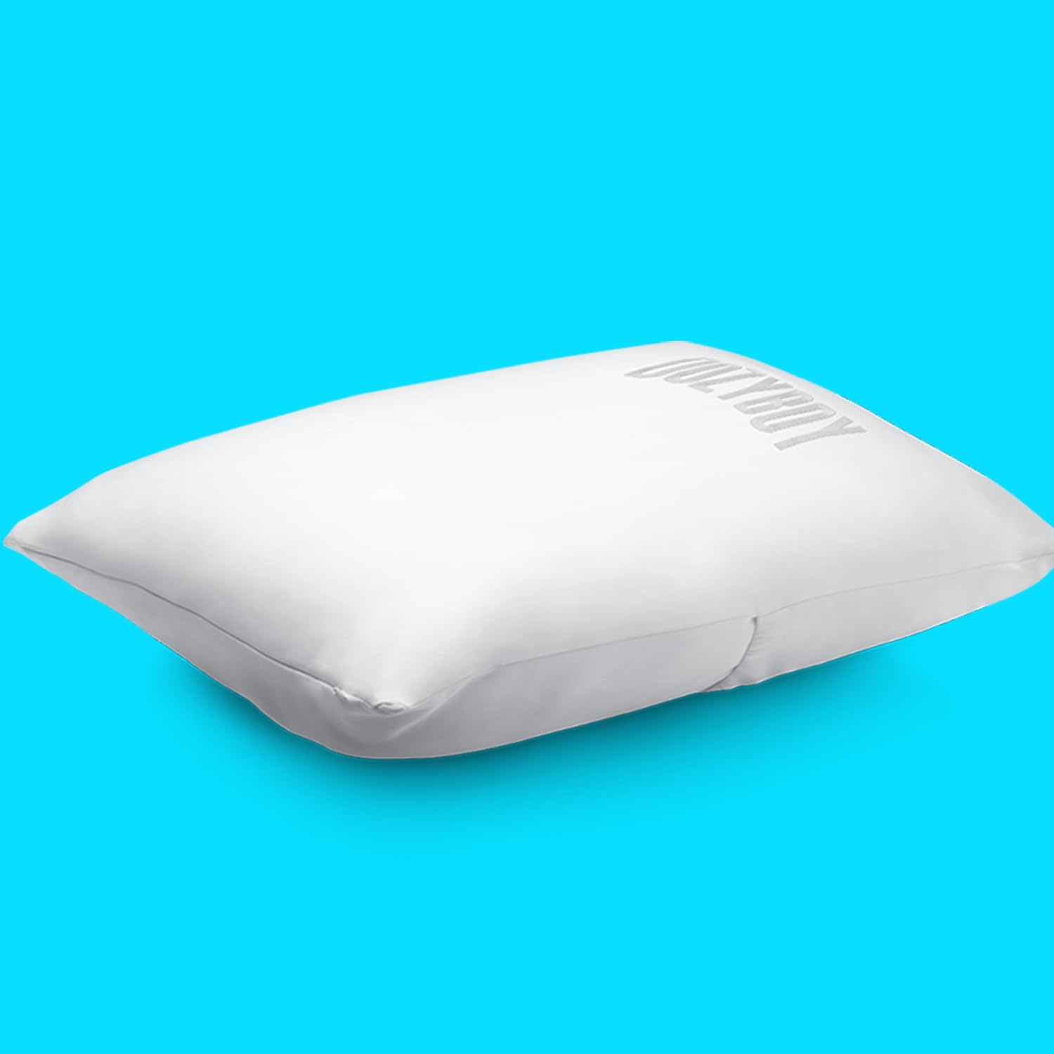 DozyBoy Fluff and Stuff Comfort Pillow | Queen Size Memory Foam Pillows, Chiropractor Designed and Approved 2-in-1 Back Support and Bed Pillows | Fully Adjustable Pillow (White, Queen (Pack of 1))