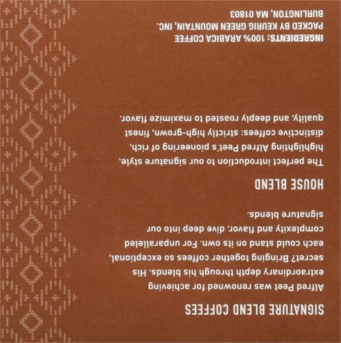 Peet's Coffee House K-Cup Coffee Pods - Dark Roast for Keurig Brewers | 10 Pods (Pack of 2)