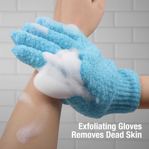 Red by Kiss Body Exfoliating Bath Mitten Glove for Smoother Skin