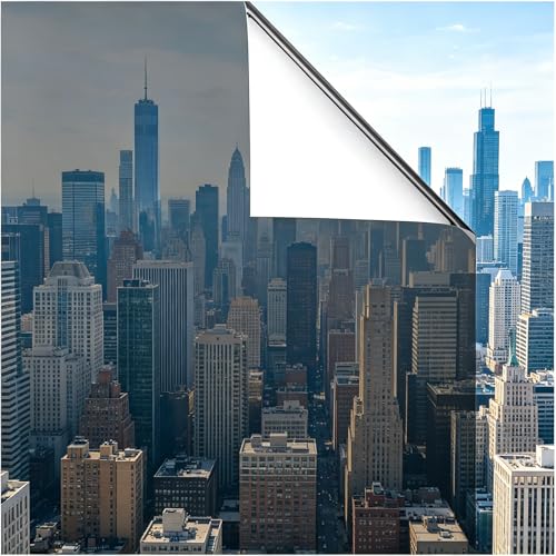 Window Tint Film for Home & Office - 78.74" x 17.7" Privacy Film