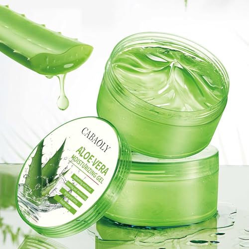 CABAOLY Organic Aloe Vera Gel for Face and Body - Natural Moisturizer