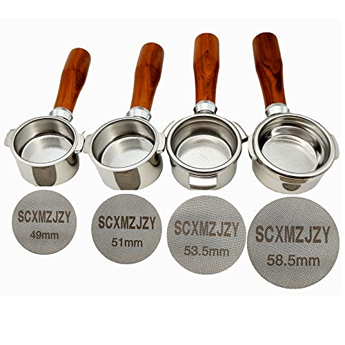 54mm SCXMZJZY Espresso Puck Screen - Reusable Stainless Steel Filter