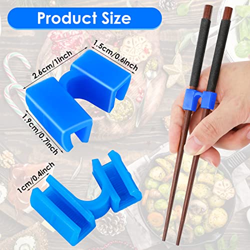 5 Reusable Chopstick Helpers for Beginners - Multicolor Training Aids
