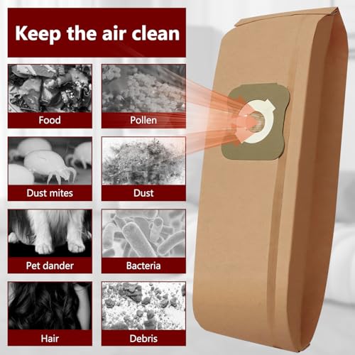 GULUANT 3-Pack Replacement Vacuum Cleaner Bags for Kirby Models