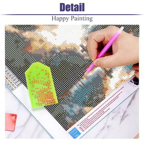 5D Eagle Cross Diamond Painting Kit - Independence Day Art 11.8x15.7in