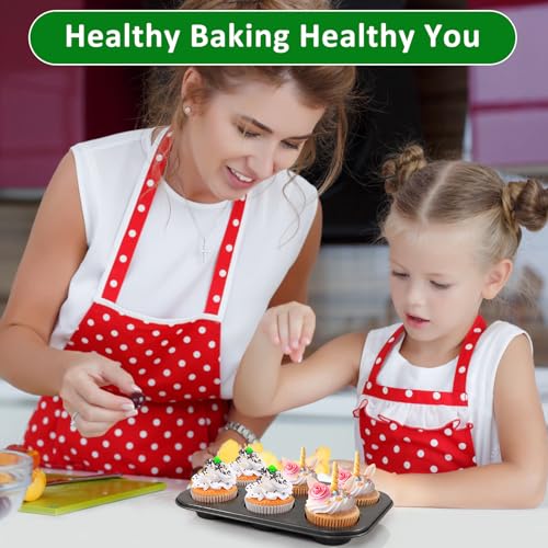 Caperci Natural Parchment Mini Cupcake Liners - 400pcs Non-Stick