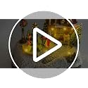Christmas Village Houses Scene Lighted Figurine - Indoor Holiday Decor - Winter Gift - Variation of THIS listing