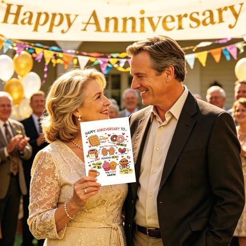 Asmallgf Anniversary Card 301 - Cute and Funny Gift for Couples