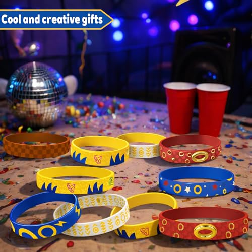 30 Pcs Hedgehog Silicone Bracelets - Fun Party Favors & Goodie Bag Fillers