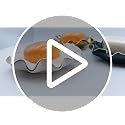Ceramic Soap Dish - Self-Draining Lotus Leaf Design in Green