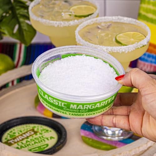 Twang Classic Flavored Salt Rimmer for Margaritas and Cocktails, 4 Ounce