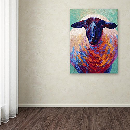 Trademark Fine Art Suffolk Ewe 4 by Marion Rose, 14x19-Inch-Inch