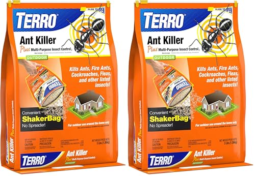 Terro T901-6 Ant Killer Plus Outdoor Insect Control Granules - 3lb, 2 Pack
