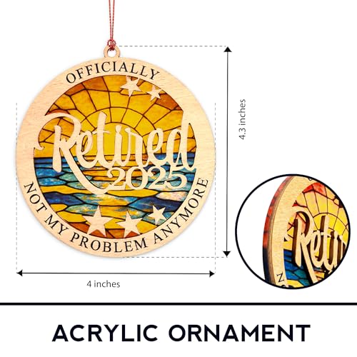 Funny 2026 Retirement Ornament | Unique Gift for Coworkers