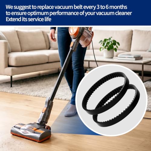 Replacement Vacuum Belts for Shark Rocket Upright Vacuums - 2 Pack