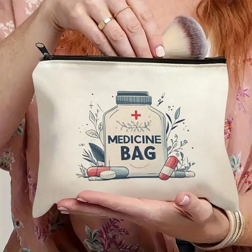 Medical Supply & Medicine Storage Pouch with Zipper