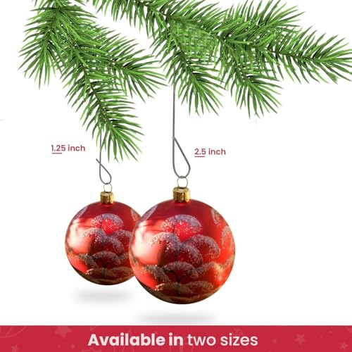 Bexter 300 Pack Silver Ornament Hooks for Christmas Tree