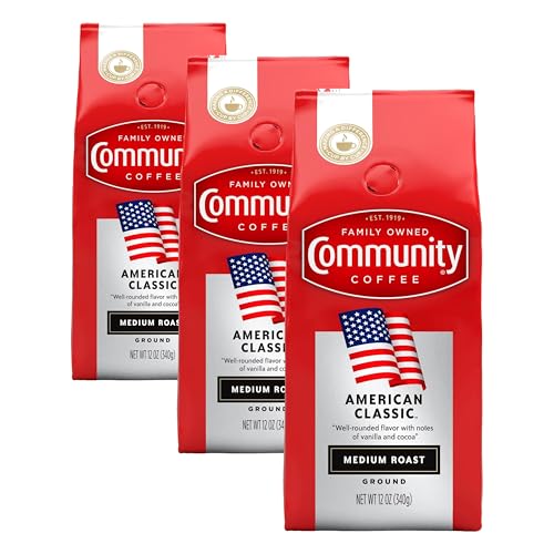 Community Coffee American Classic Ground Coffee, Medium Roast, 36 Ounce