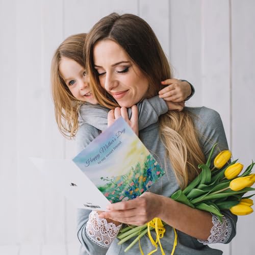 Ogeby Floral Mother's Day Card for a Special Friend - Heartfelt Wishes