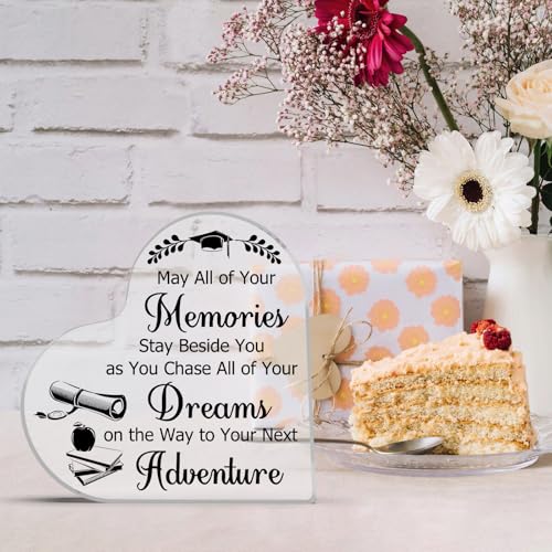 Inspirational Graduation Acrylic Sign - Funny Gift for Him/Her