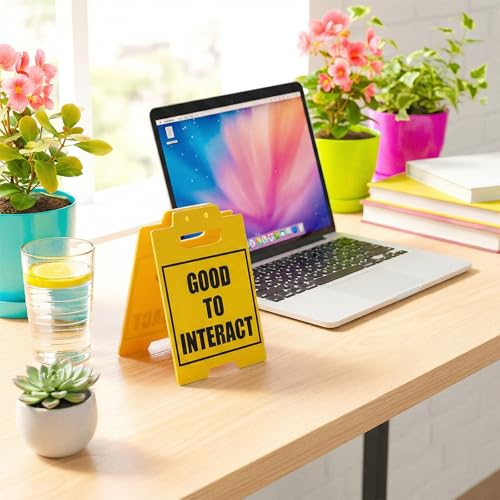 Funny Double-Sided Boss Desk Decor - Humorous Office Sign