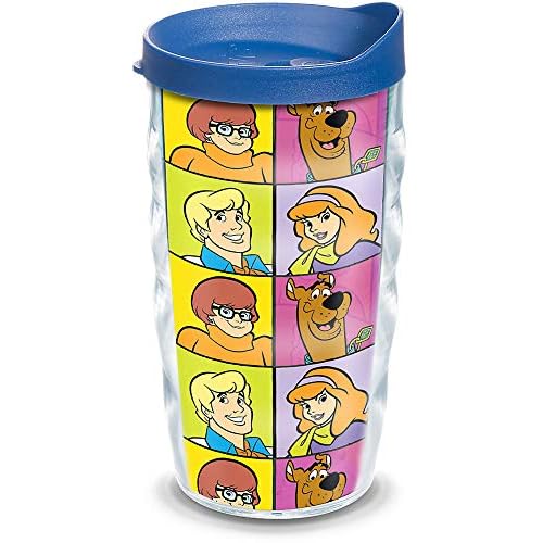 Tervis Warner Brothers - Scooby-Doo Made in USA Double Walled Insulated Tumbler Travel Cup Keeps Drinks Cold & Hot, 10oz Wavy, Crew