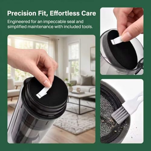 4-Pack Replacement Filters for Bissell CleanView Pet Slim Vacuums
