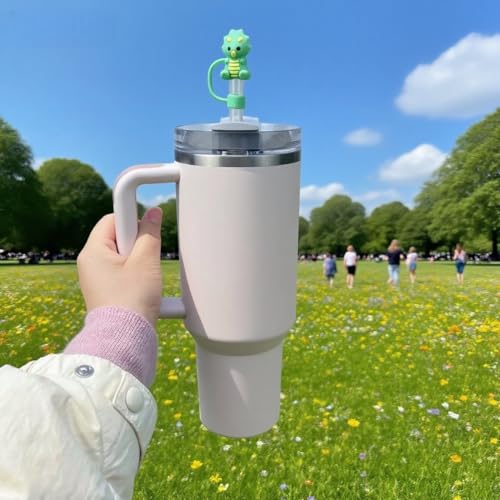 Triceratops Silicone Straw Cover for Stanley Cup 10mm Topper