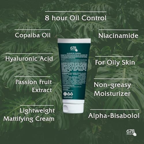 678Brazil Oil Control Facial Moisturizing Gel - Mattifying & Hydrating Niacinamide Skincare