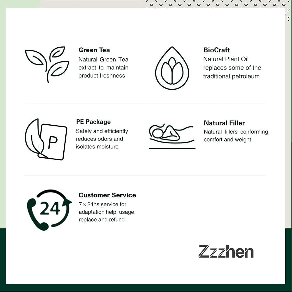 ZZZhen G-Shaped Pregnancy Pillow - 56 Inch Maternity Support with Grey Microfiber Cover for Comfort