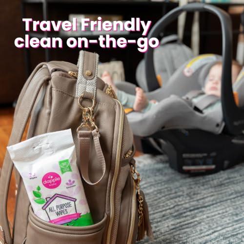 Dapple All Purpose Plant-Based Cleaning Wipes - Lavender, 60 Total Wipes
