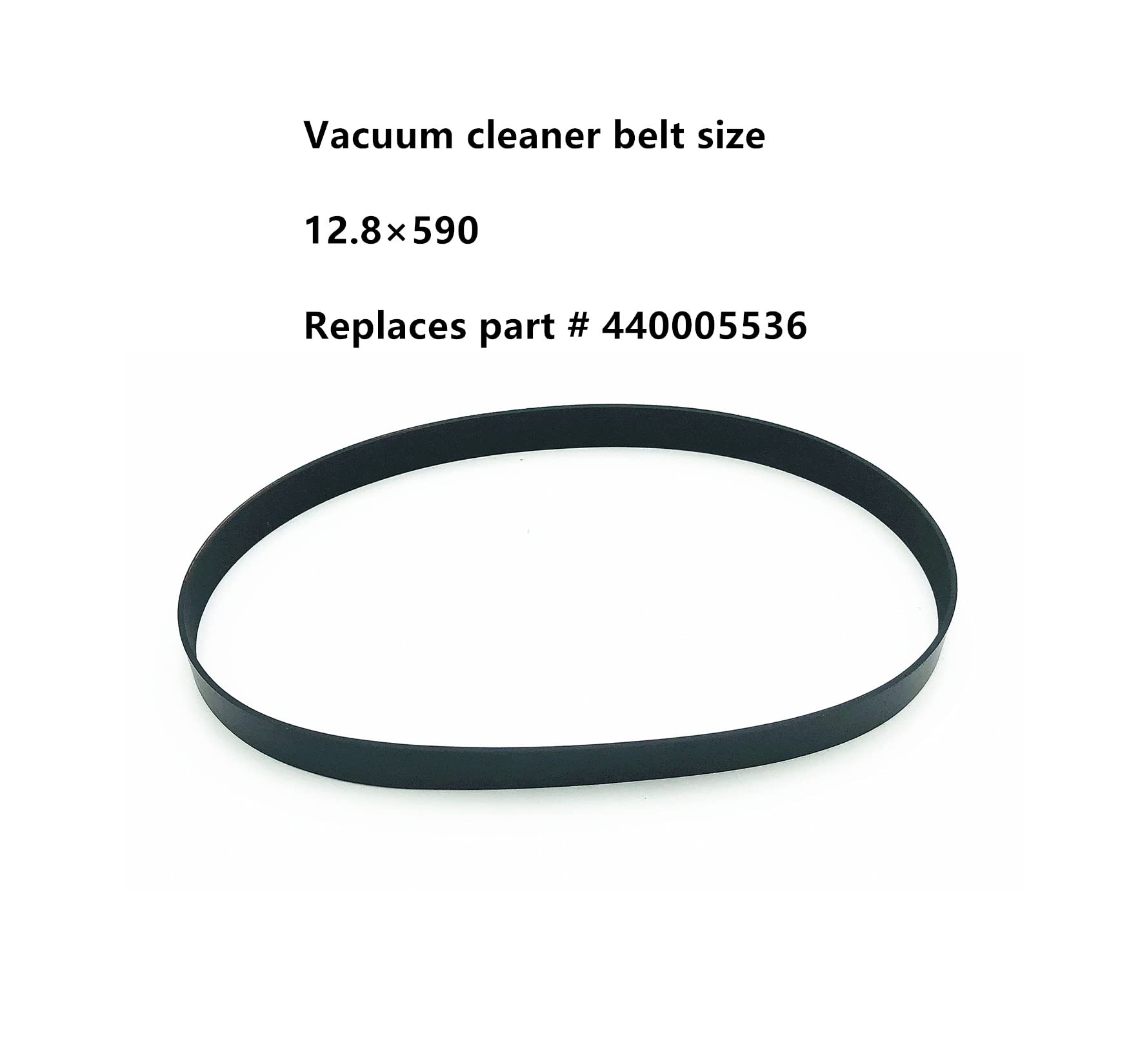 Part 440005536,Replacement Belts for Hoover Dual Power Max Carpet Vacuum Cleaner,Fits Models FH51000,FH51001,FH51002,FH51010,FH54010,FH51000RM,FH51000NC,FH51001,FH54000 (Pack of 2)