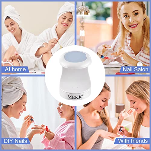 MEKK Mini UV LED Nail Lamp 16W Portable Flash Cure Light for Gel Nails