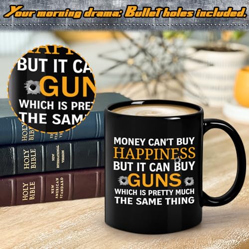 Gun Mug - 11Oz Coffee Cup for Hunting & Shooting Enthusiasts - Christmas Gift