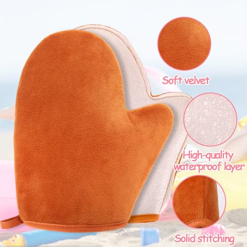Vodolo Sunscreen Applicator Mitts for Kids - 3 Pack Reusable Lotion Brush